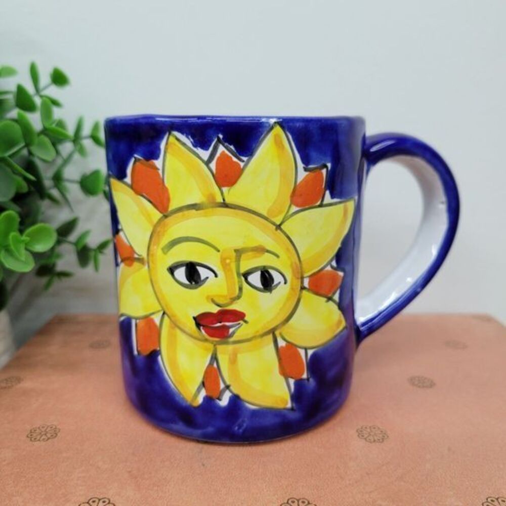 Vintage LIMITED EDITION STARBUCKS BARISTA SUN SUNSHINE MUG CUP RARE